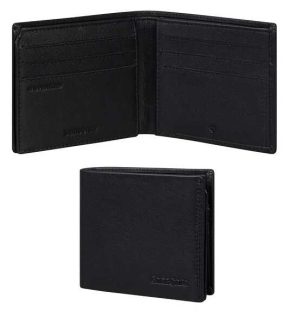 ארנק עור לגבר סמסונייט ללא מטבעות Samsonite ct8*049 (הגנת RFID)