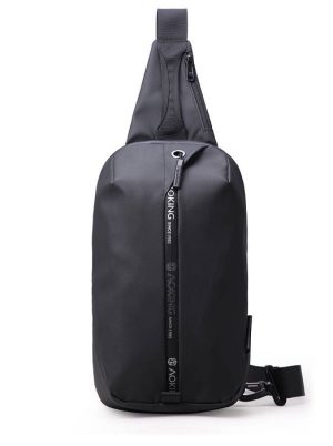 תיק צד לגבר קומפקטי קרוסבודי אוכף אלכסון Aoking 95070